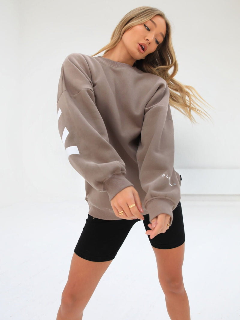 Isabel Oversized Jumper - Brown