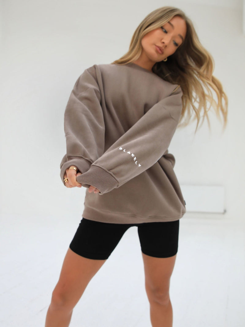 Isabel Oversized Jumper - Brown