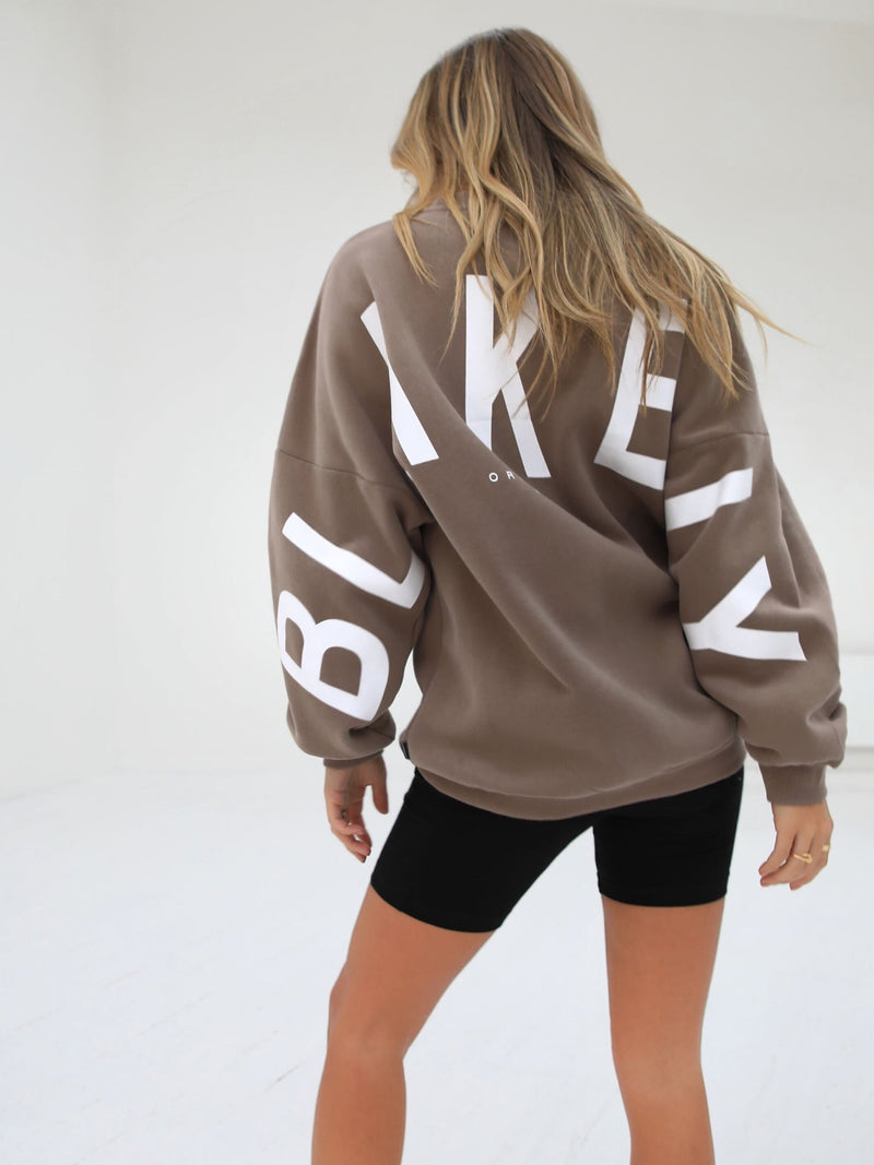 Isabel Oversized Jumper - Brown