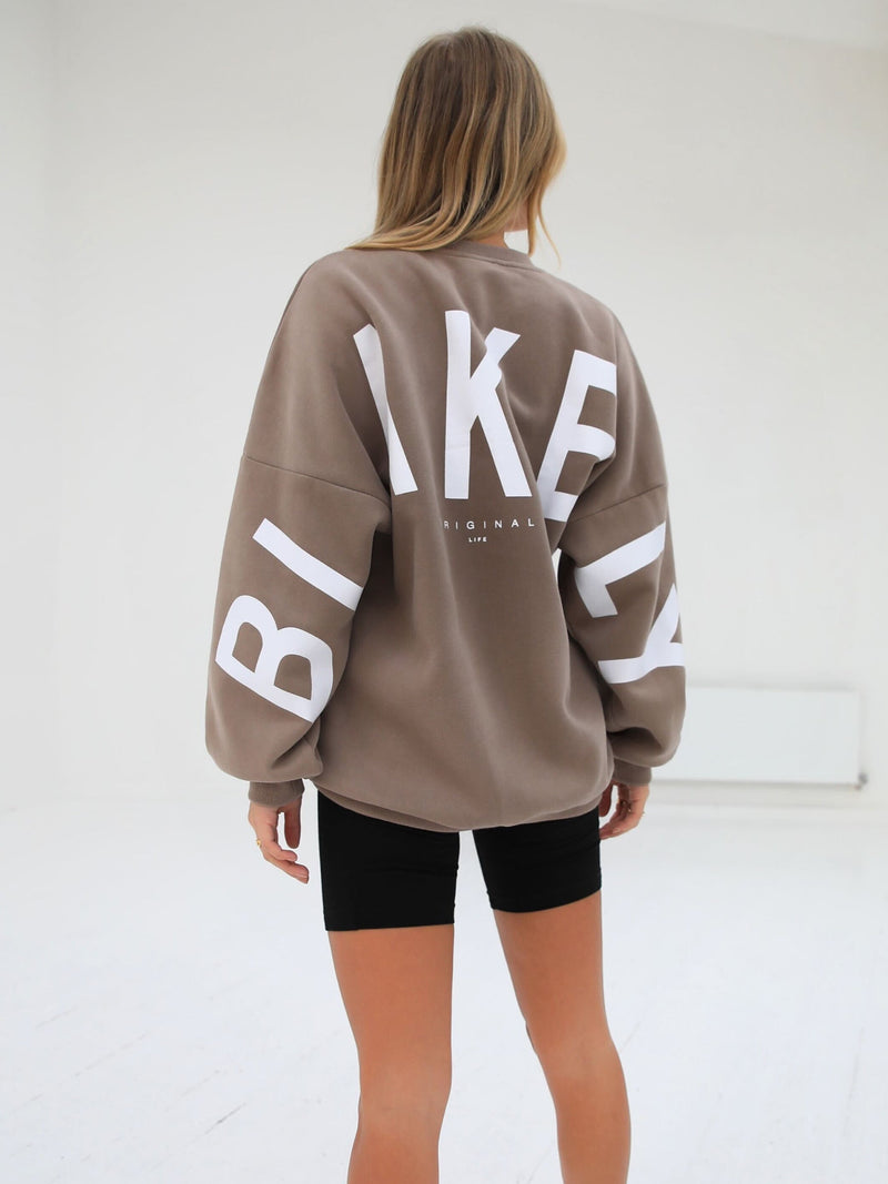 Isabel Oversized Jumper - Brown