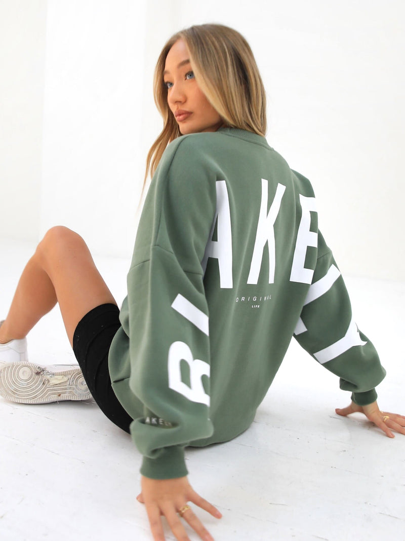 Isabel Oversized Jumper - Green