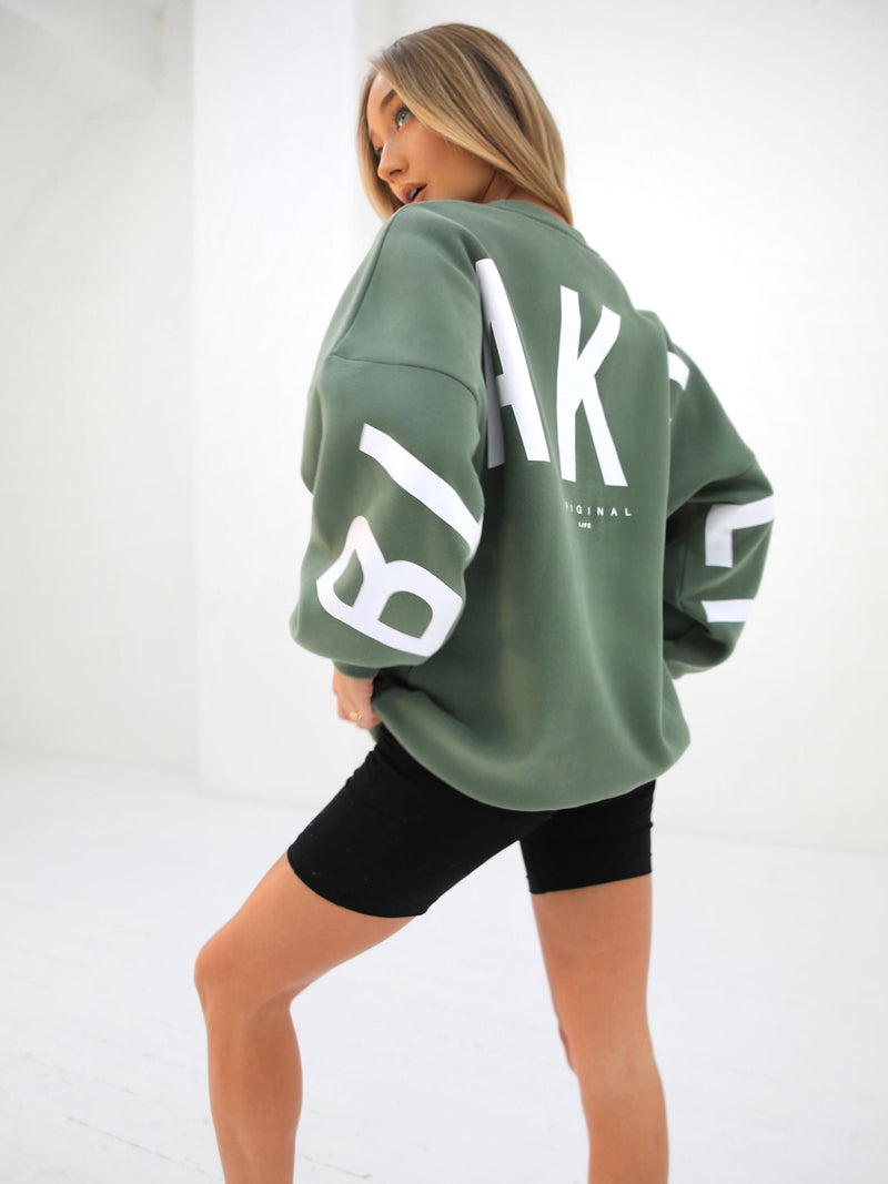 Isabel Oversized Jumper - Green