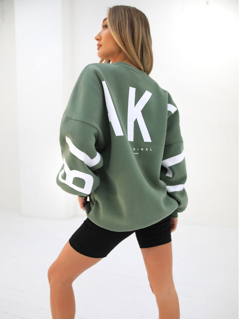 Isabel Oversized Jumper - Green