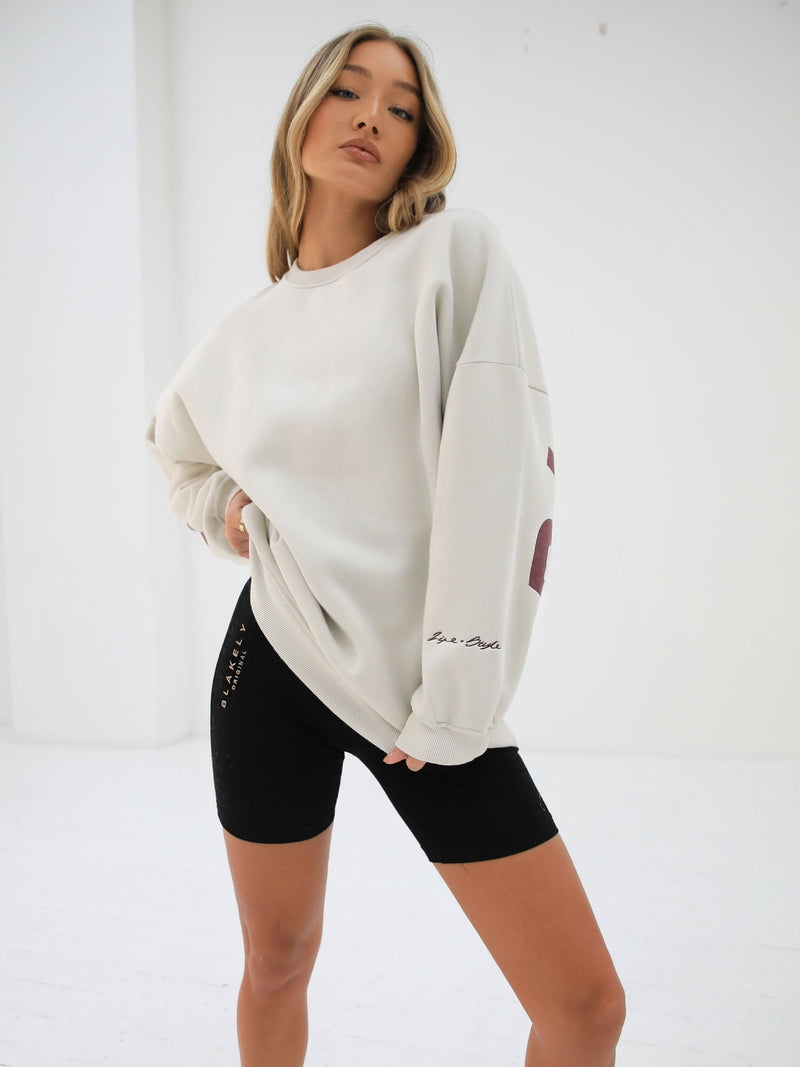 Life & Style Isabel Oversized Jumper - Chalk