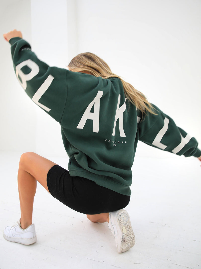 Isabel Oversized Jumper - Dark Green