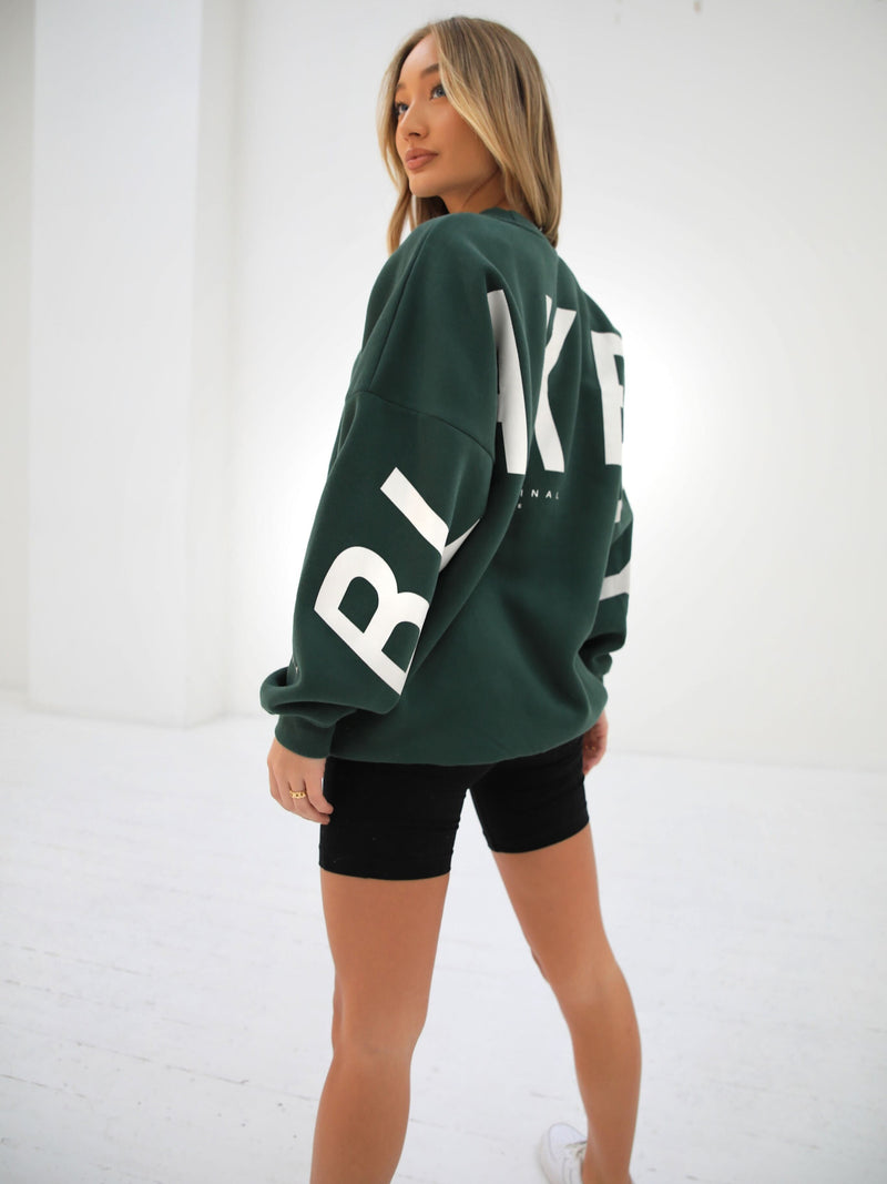 Isabel Oversized Jumper - Dark Green