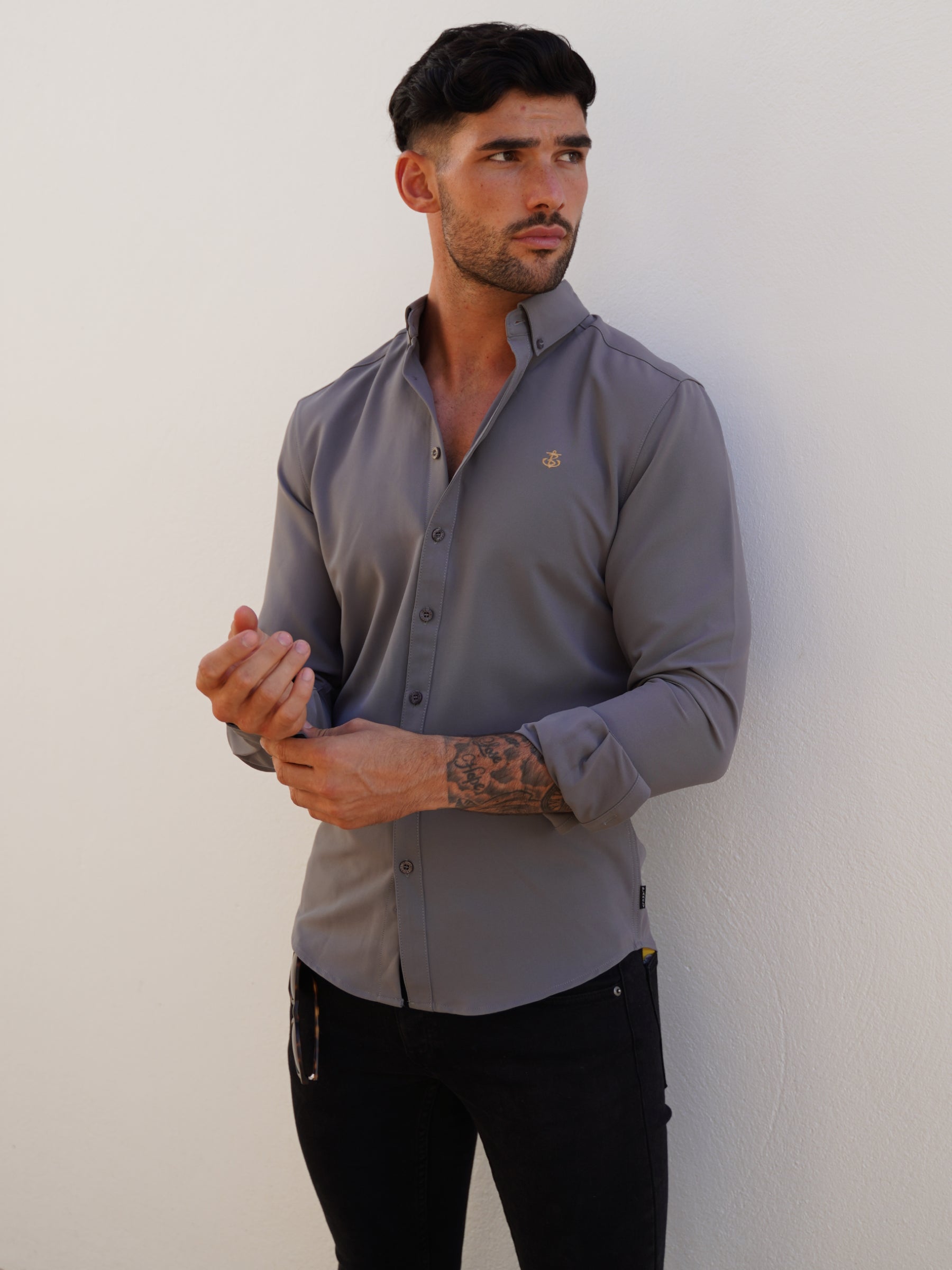 Buy Blakely Jenson Grey Shirt Free standard delivery over 99