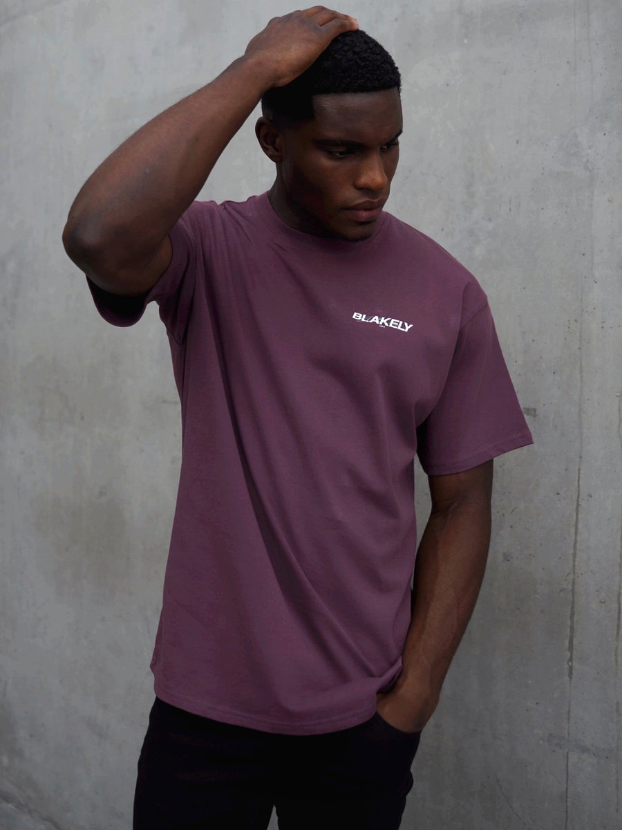 Decade I Relaxed T-Shirt - Burgundy