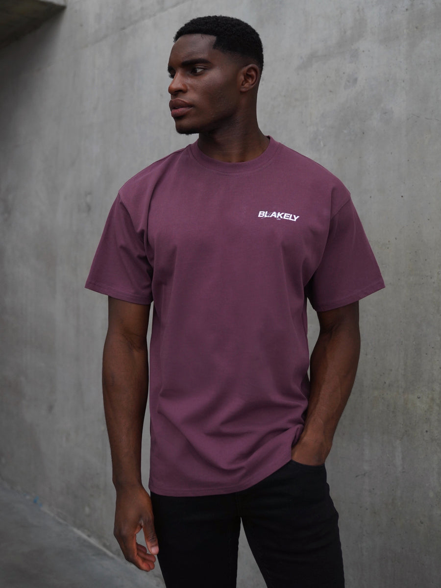Decade I Relaxed T-Shirt - Burgundy
