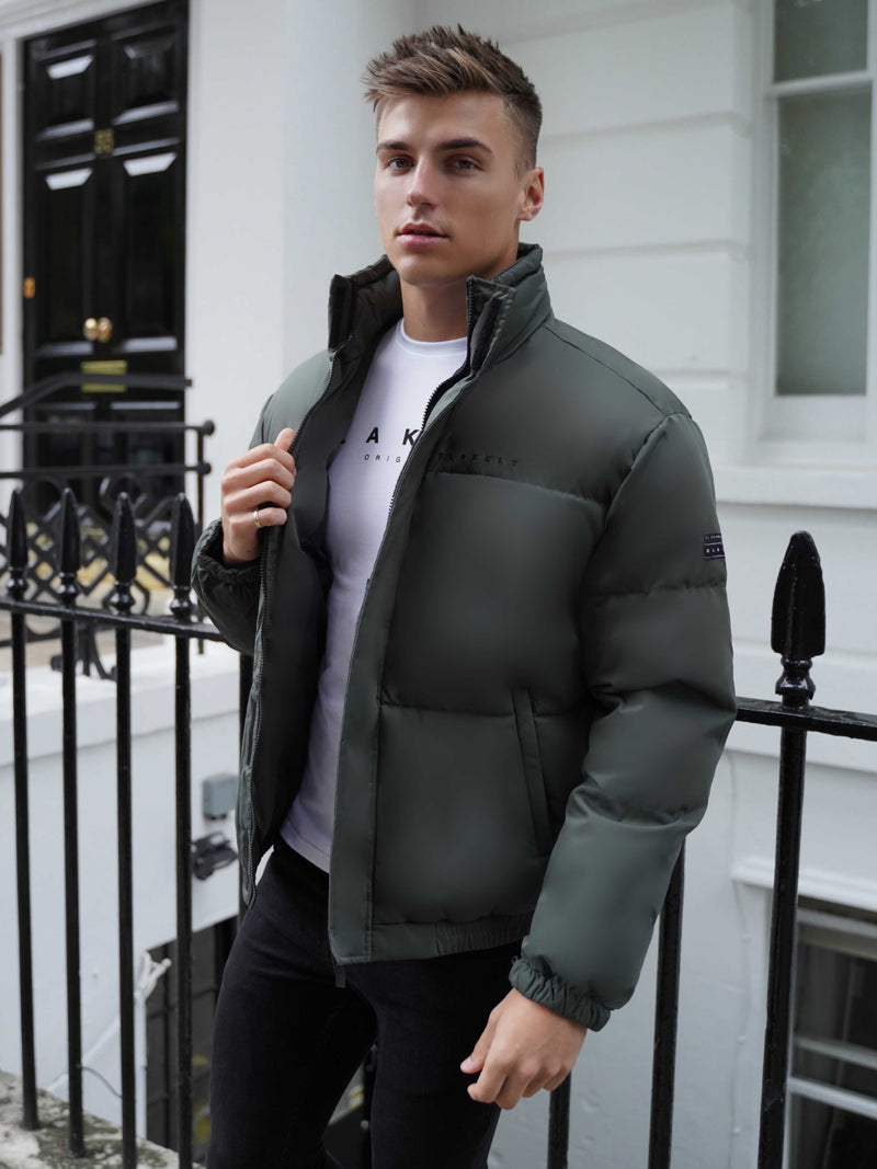 Fallon Coat - Khaki Green