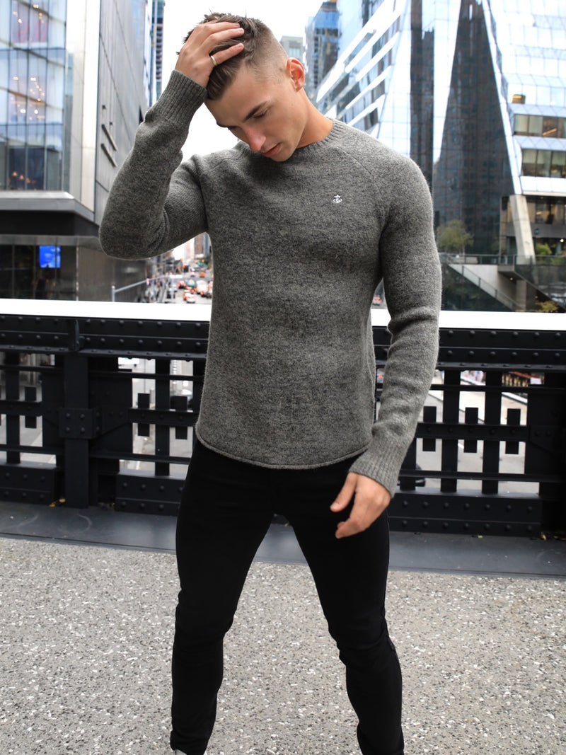 Yardley Knit Jumper - Charcoal