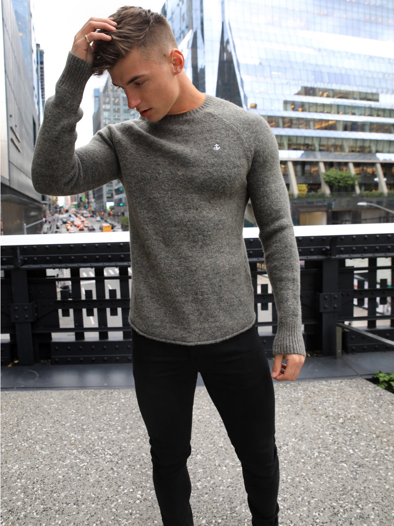 Yardley Knit Jumper - Charcoal