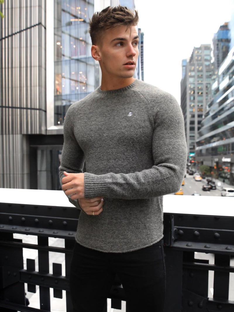 Yardley Knit Jumper - Charcoal