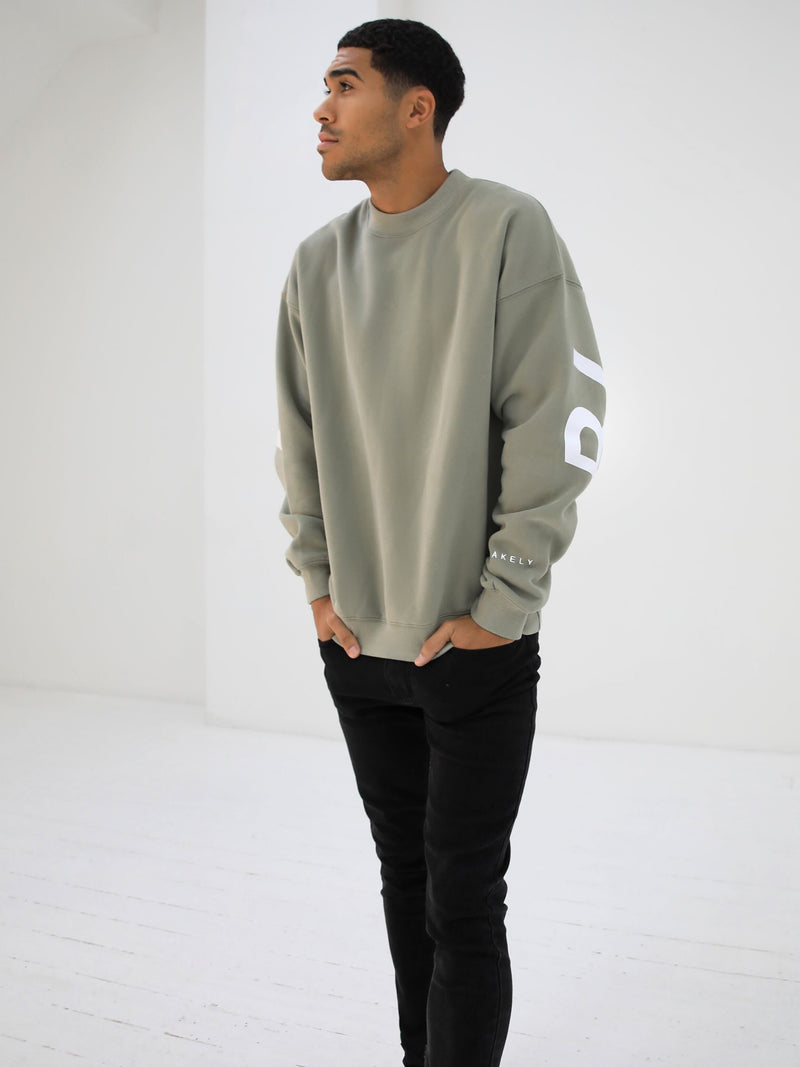 Idris Oversized Jumper - Olive