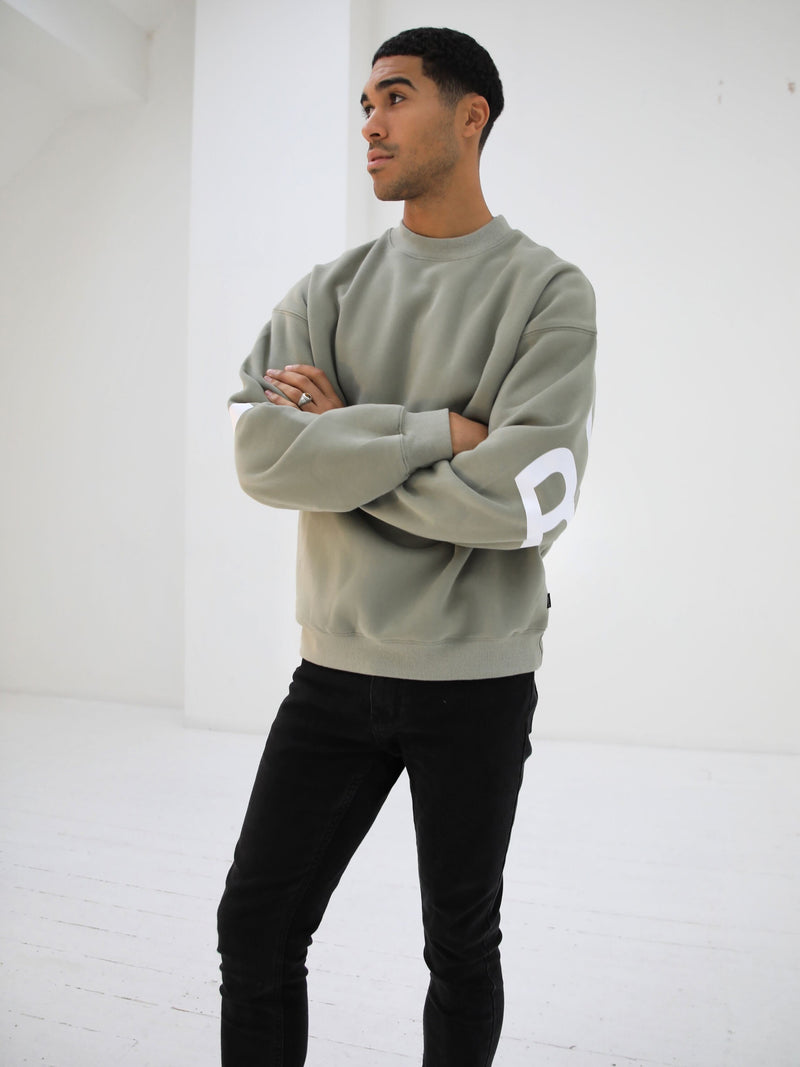 Idris Oversized Jumper - Olive