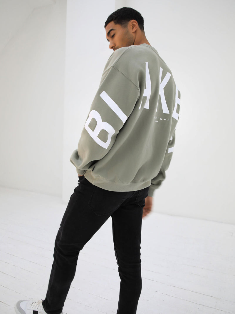 Idris Oversized Jumper - Olive