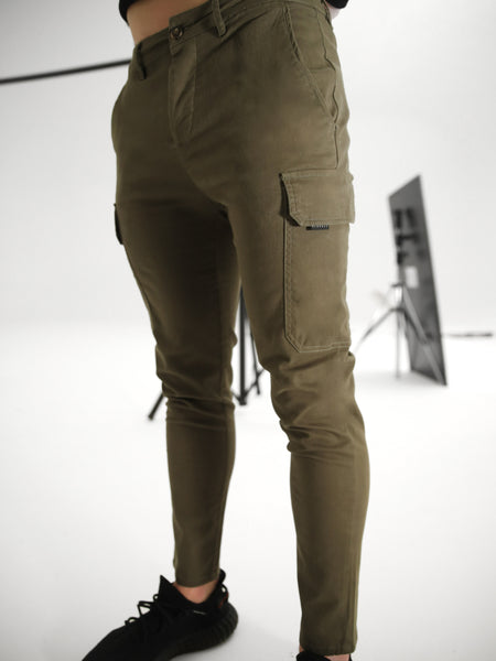 Skinny cargo clearance pants khaki