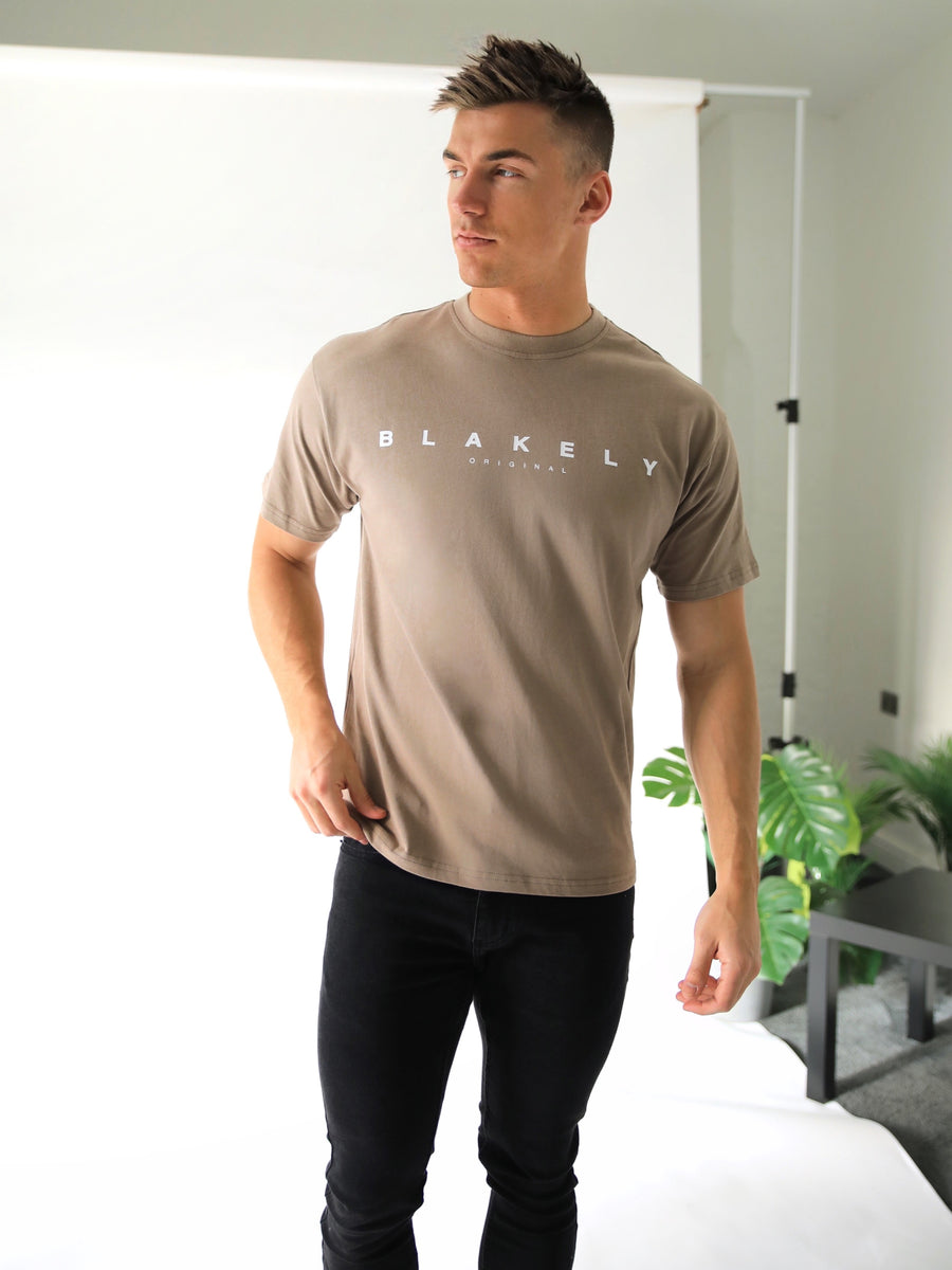 Aston Relaxed T-Shirt - Brown