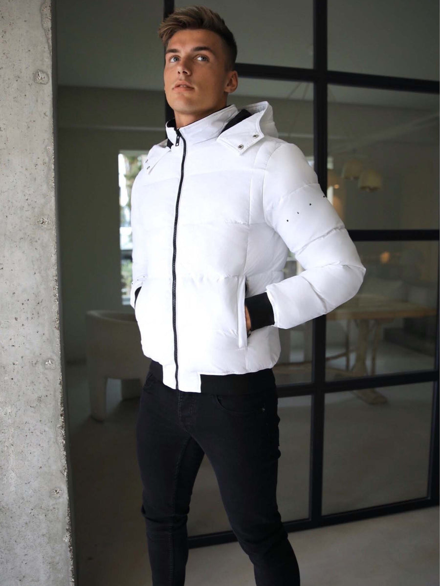 Buy Blakely Summit Mens White Puffer Coat | Free standard delivery over ...