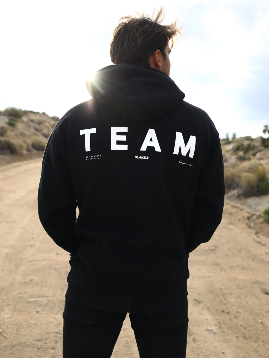 TEAM Oversized Hoodie - Black