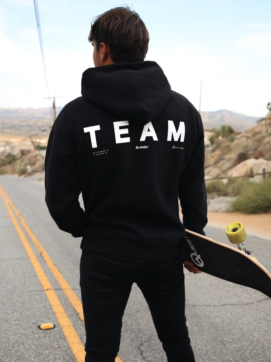 TEAM Oversized Hoodie - Black