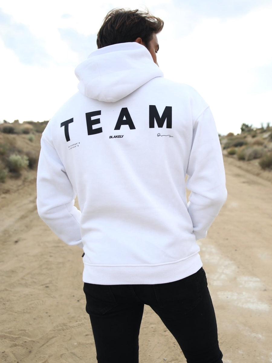 TEAM Oversized Hoodie - White