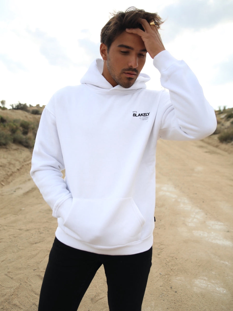 TEAM Oversized Hoodie - White