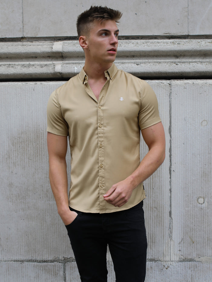 Modica Short Sleeve Shirt - Golden