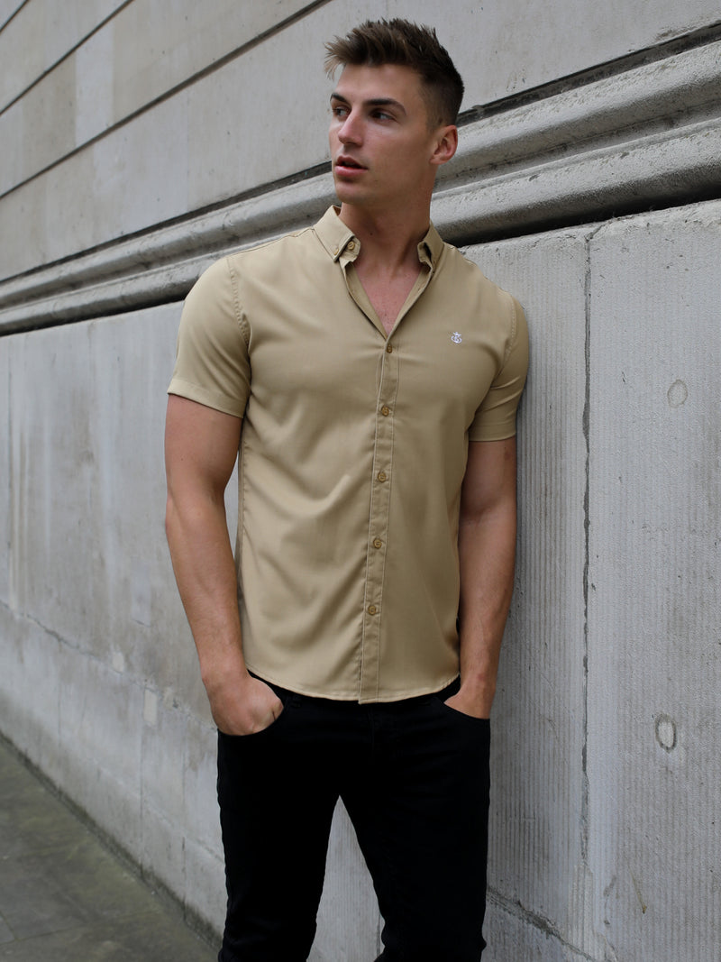 Modica Short Sleeve Shirt - Golden