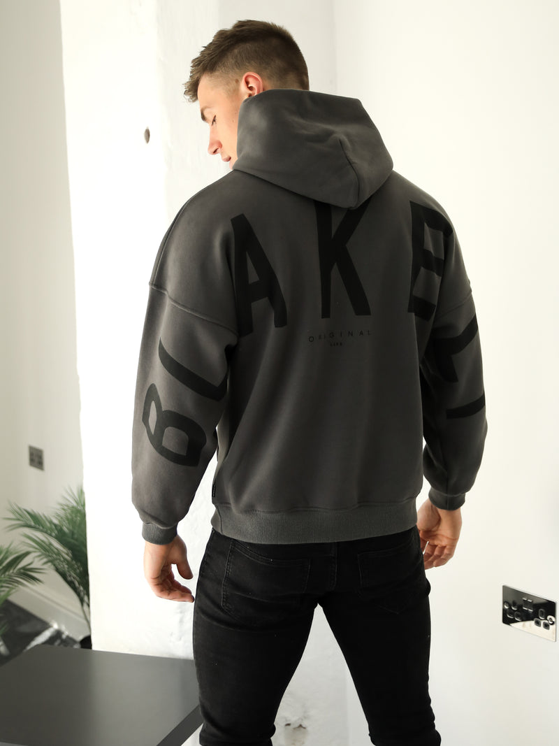 Idris Oversized Hoodie - Ash