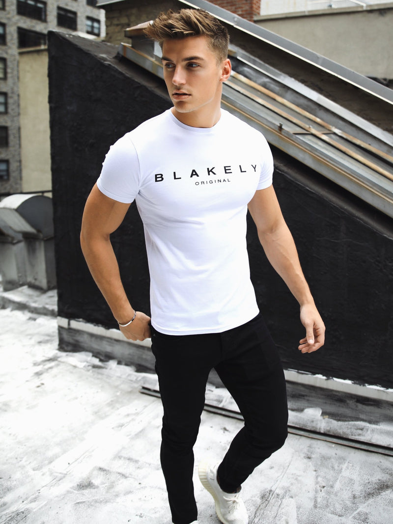 Buy Blakely Whitestone White T-Shirt | Free standard delivery over €99 ...