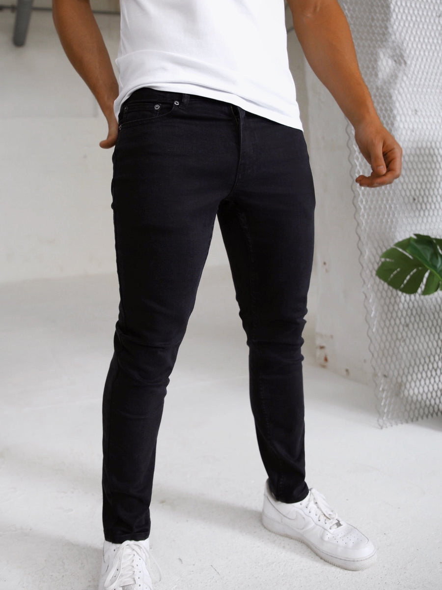 Buy Blakely Vol. 9 Mens Black Slim Jeans | Free standard delivery over ...